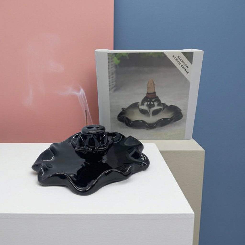 Lotus Flower Back-flow Incense Burner