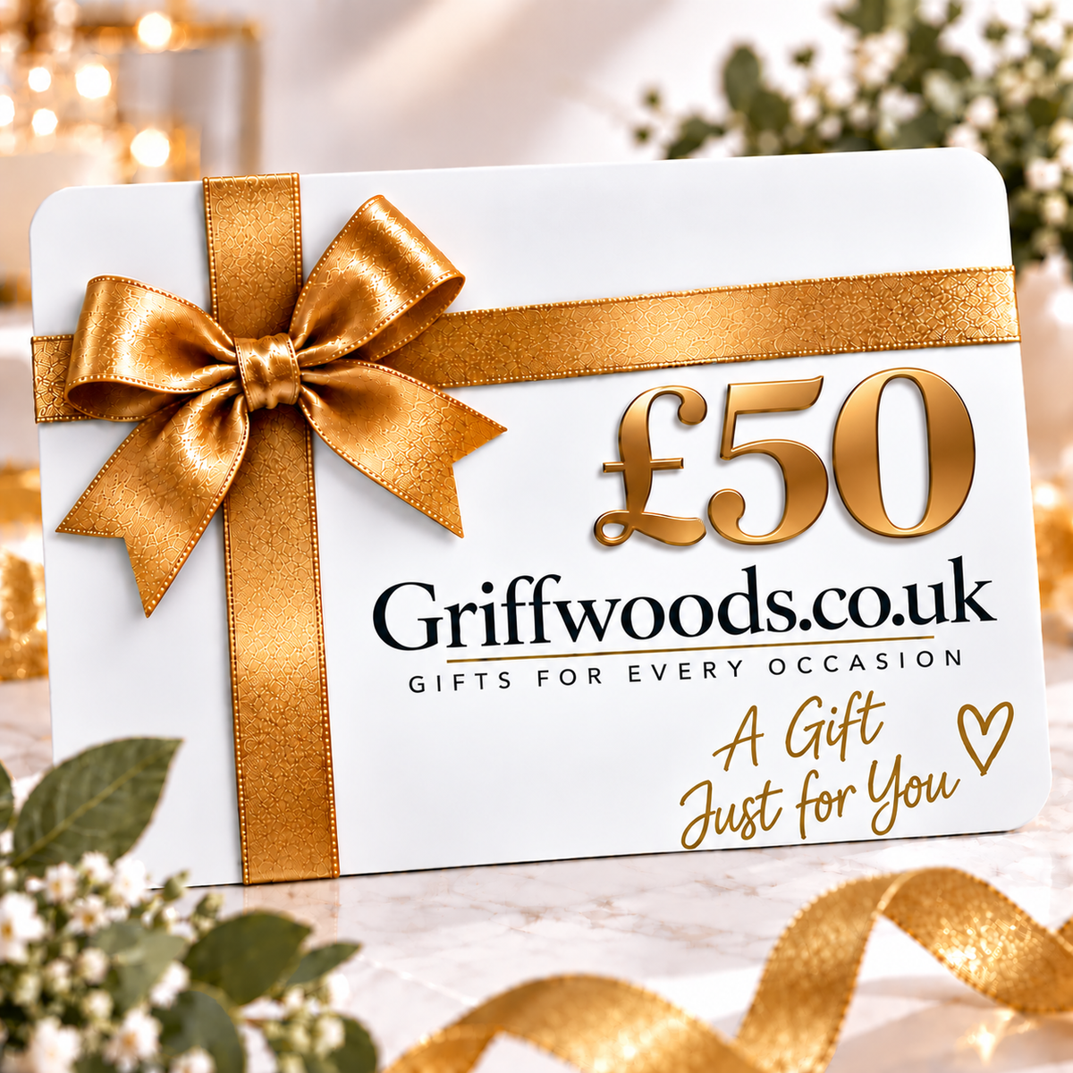 A £50 gift card from Griffwoods.co.uk