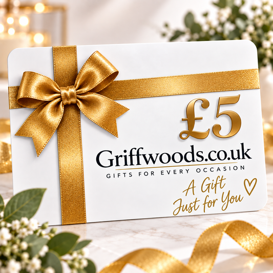 A £5 gift card from Griffwoods.co.uk
