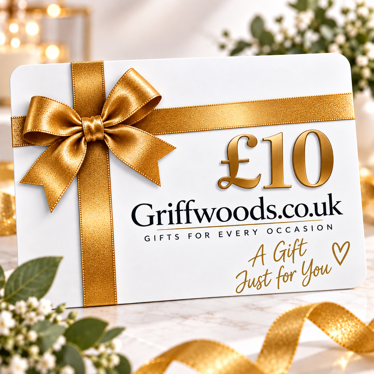 A £10 gift card from Griffwoods.co.uk