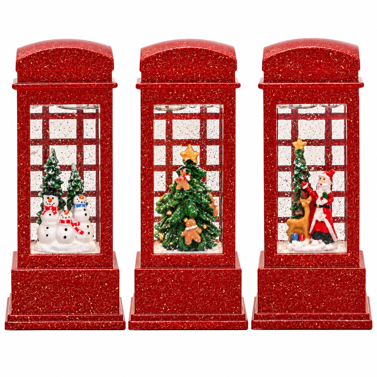 British Red Telephone Box LED Mini Lantern