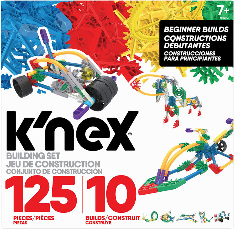 K'NEX Classics 125 Piece Building Set – 10 Models