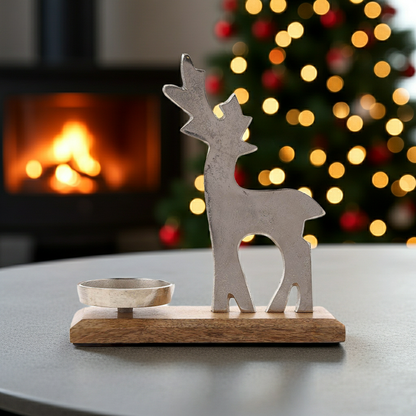 Reindeer Candle Holder