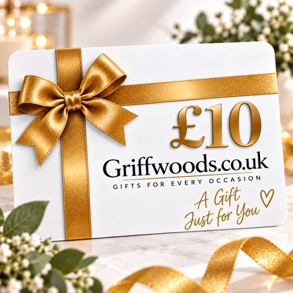 A £10 gift card from Griffwoods.co.uk