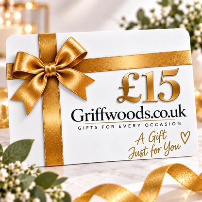 A £15 gift card from Griffwoods.co.uk