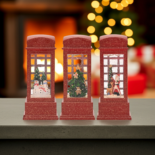 LED Mini Lanterns Telephone Booths