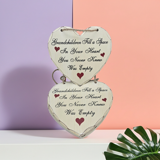 Grandchildren Heart Plaque