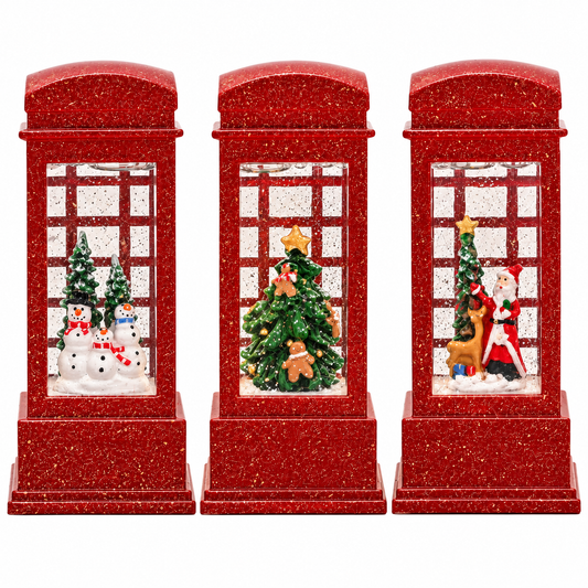 British Red Telephone Box LED Mini Lantern