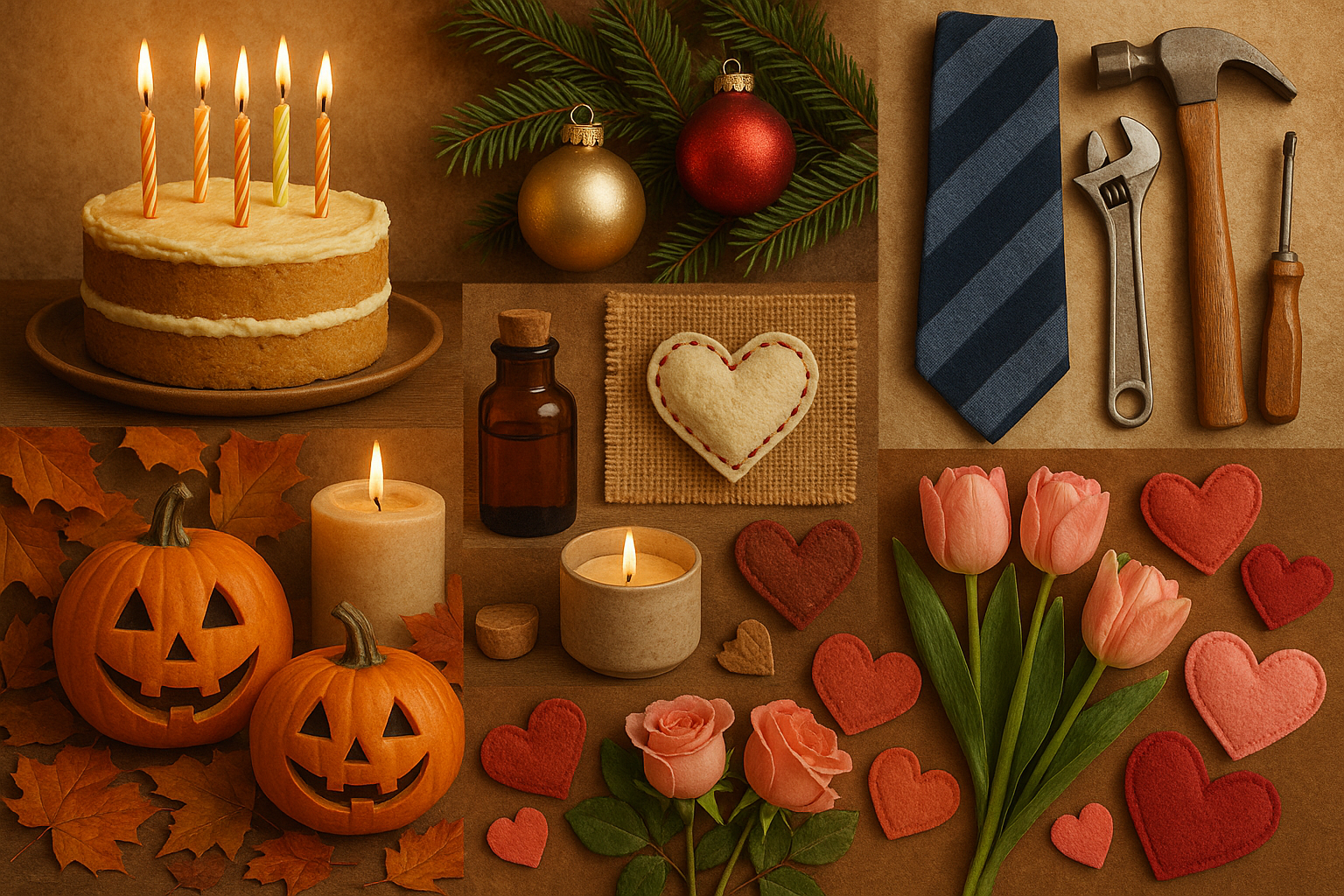 Birthdays, Christmas, Fathers Day, Halloween, Home Made, Mothers Day,Scents, Valentines