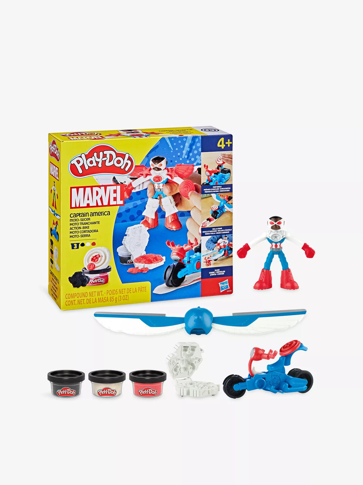 Play-Doh Captain America Moto-Slicer Playset