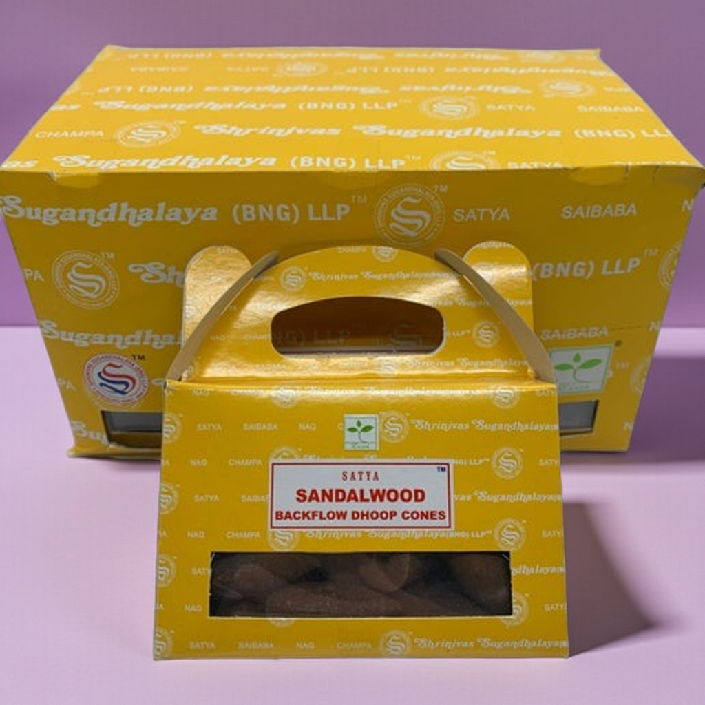 Satya Back-flow Cones Sandalwood