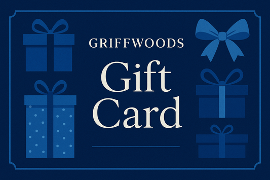 Griffwoods E gift card available in values from £5 to £100
