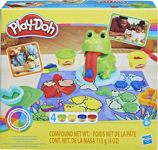 Play-Doh Froggy Create & Play Set packaging with Play-Doh logo and toy depiction.