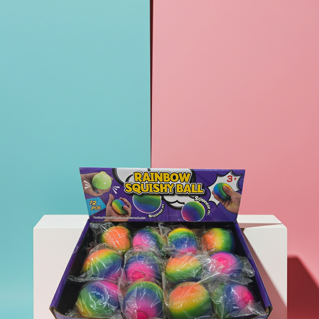 Rainbow Squishy Balls