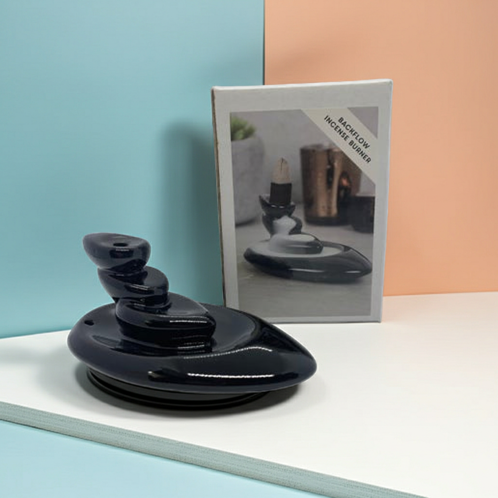 Pebble Back-flow Burner